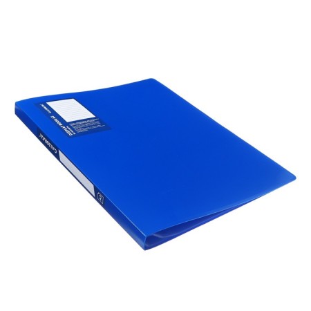 Folder with 20 A3 inserts, 800 μm, calligrata, texture "Sand", blue-2
