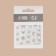 Nail stickers "butterflies", voluminous, multi -colored