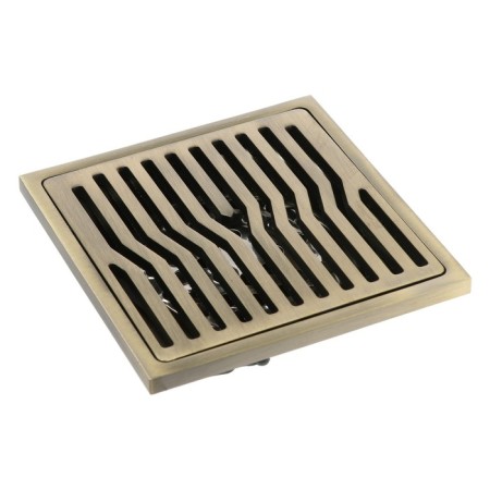 Zein gap, 100x100 mm, vertical, d = 32 mm, stainless steel, antique bronze