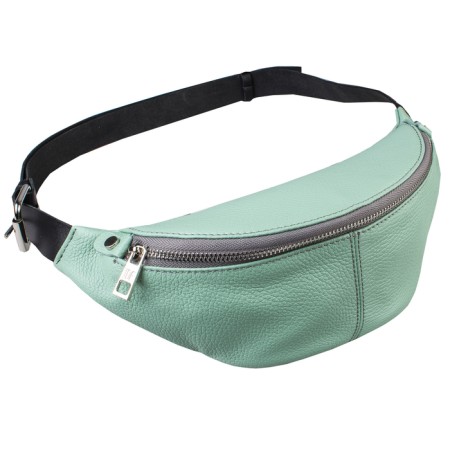 Waist bag, lightning department, adjustable belt, menthol color
