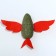 Cat toy "Bird" from cat mint, 8 x 2.5 cm