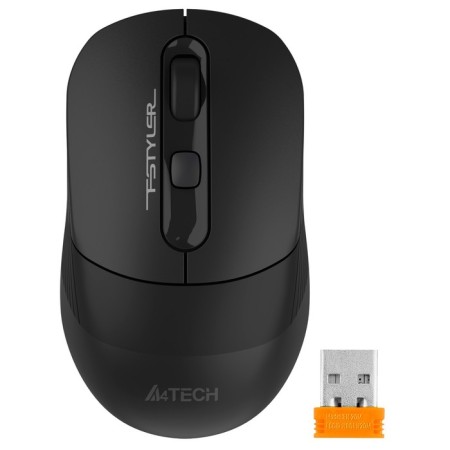 Mouse A4Tech FSTYLER FB10C Black optical (2400DPI) wireless BT/Radio USB (4but)-2