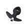 Anal vibrovalter extensor Popo pleasure by toyfa cordis s, silicone, d = 4 cm, 10 cm, color is black