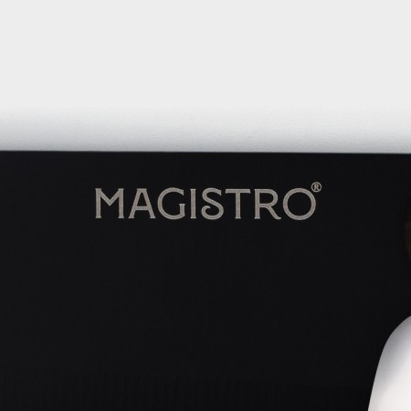 Набор кухонных ножей Magistro Dark wood, 3 предмета: лезвие 10,2 см, 12,7 см, 19 см, цвет чёрный-3