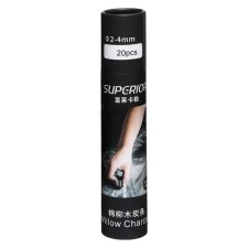 Natural coal 20 pieces, diameter-2-4mm, in cardboard tube, black