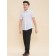 Surchachka upper for boys, height 140 cm, white color