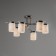 Freya FR5377CL-06B Bogy, 950x950x330 mm ceiling lamp, E14, 6x40W, black color black