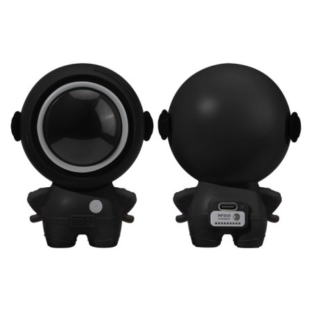 Astronaut portable fan MF040, 500 mAh, 3 modes, input Type-s, wire, black-10