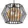 Lamp Bayerlux 2748/1 E27 40W Black 25x25x22-122 cm
