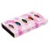 Watercolor paints, pearl, + brush, in a plastic box, 5 colors