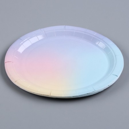 Paper “Gradient” plate, set of 6 pcs.-1