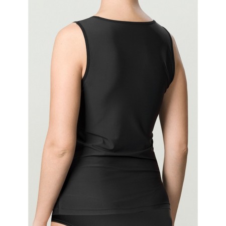 T -shirt female, size 48, black color-1
