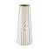 Decorative vase "Art Deco", 12 × 12 × 30 cm, white color with gold