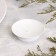 Lotus candlestick metal per 1 candle, 7.5x2 cm, white