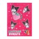 Color A4 paper, 16 sheets 8 colors Kuromi, non -stated newspaper, one -sided, on paper, 48 g/m²