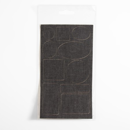 A set of jeans, adhesive, sheet 10 × 18 cm, 10 pcs, black jeans color-5