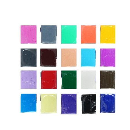 Polymer baked clay Brauberg Art, 36 colors x 20 g, in a box, with accessories-8