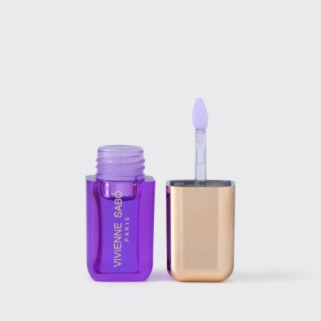 Lip oil Vivienne Sabo Sirop de Fruits, tone 06 translucent purple, lavender aroma-11