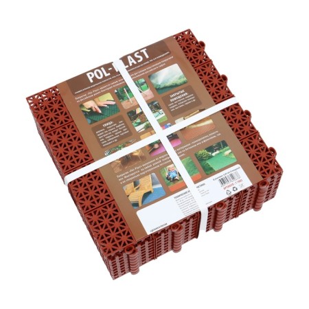 Universal covering Pol-Plast 30 x 30 cm, terracott, set 9 pcs.-3