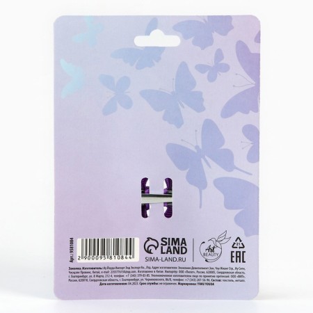 Hair clip with an anime “Sweeter”, 2 x 8 x 8 cm-5