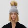 Women's cap minku rr 58-60, gray color