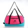 Female sports bag, textura, average size, turquoise/pink color