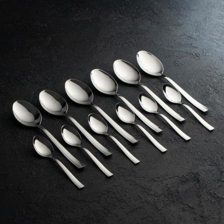 Set of dining room "Triumph", 24 items, thickness 2 mm, souvenir box, silver color-2