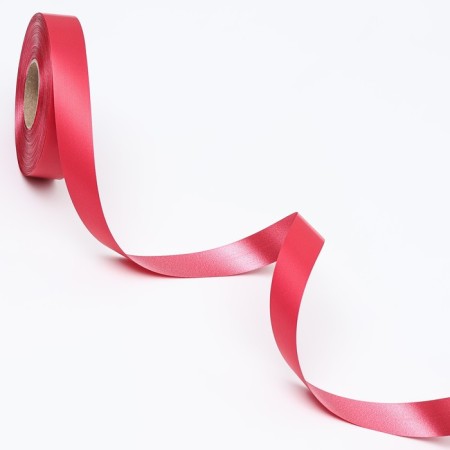 Polypropylene tape "Matte" for decor and gifts, red, 2 cm x 50 m-3