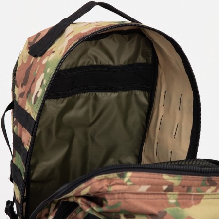 Tactical backpack, TAIF, 30 l, lightning department, external pocket, camouflage color/brown-4