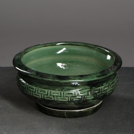 Set of pots 3pcs "Pad" 9 l/4.5 l/1.5 l green-1