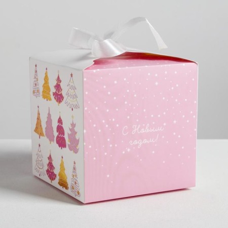 Folding box "Miracles", 12 x 12 x 12 cm, New Year-2