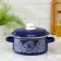 Poster "Vologda Lace", 3 l, enameled cover, induction, blue color