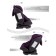 AMAROBABY BRILLANT, ISOFIX fastening, class D, group 0+/1/2/3 (0-36 kg), purple color
