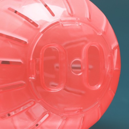 A ball for rodents 12 cm, red-3