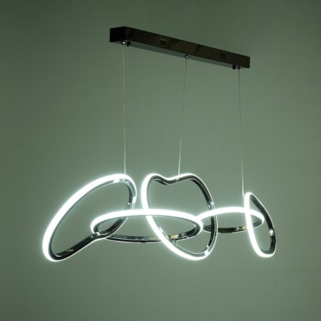 Lamp with PDD "Mila" LED 80W 3000-6000K chrome 124x27x35-135 cm-8