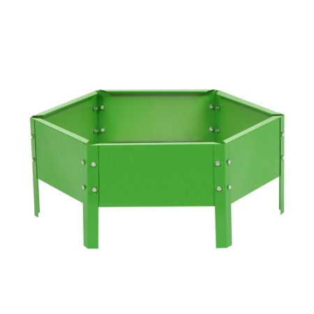 Glocked flowerbed, d = 60 cm, h = 15 cm, bright green, Greengo-8