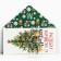 Money envelope "Happy New Year", Christmas tree, glitter, 16.5 x 8 cm, New Year
