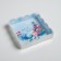Box for confectionery products with PVC Vorosty Morning, 13 x 13 x 3 cm, New Year