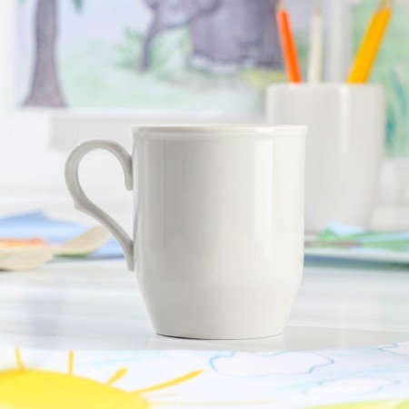 Porcelain mug "Russian field. Funny Kolobok ”, 210 ml, d = 7 cm, MIX drawing-1
