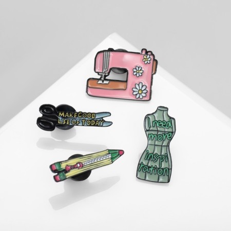 Set of icons (4 pcs.) "Swed", non -colored in ferrous metal-2