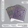 D/scrap paper bilateral "eclecticism silver and mehendi" 180 grams set 10 pcs 15.5x17cm