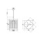 Suspension lamp Maytoni Mod060pl-04ch, E14, 4x60 W, 565x565x1216 mm, Chrome
