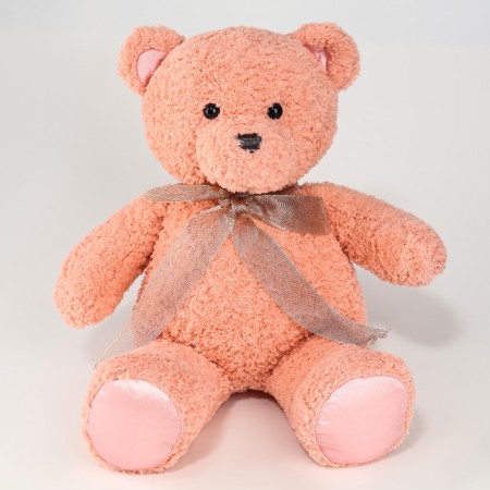Soft toy "Bear", with a bow, 50 cm, pink color