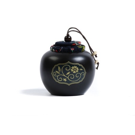 A set for a tea ceremony 6 items per 3 people: a cup 50 ml, a kettle 280 ml, black-2