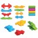 Set for modeling "3D dinosaurs"