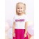 Set: T -shirt, sundress for girls, height 116 cm, multicolor color