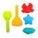 Sanding set "Self -Single with a bucket", 7 items, mix
