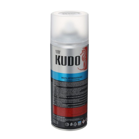 Enamel Kudo car repair "light gray 671", alkyd, aerosol, 520 ml Ku-4035-1