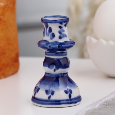 Candlestick, gzhel 6 cm-1