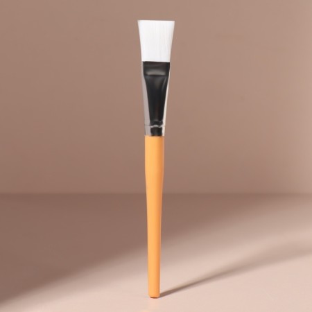 Mask brush, 17 (+/- 1) cm, brown/white color-3